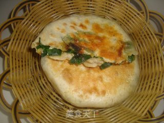 韭菜鸡蛋馅饼的做法步骤：9