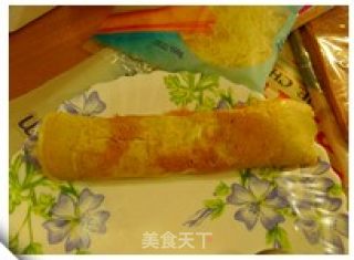 健康早餐—笑脸火腿蛋饼的做法步骤：5