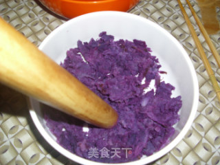 紫薯糯米卷的做法步骤：7