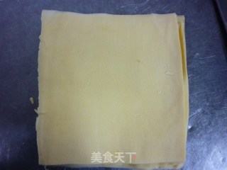 千张卷肉的做法步骤：2