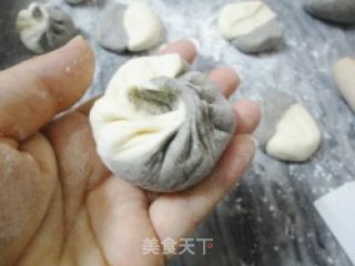黑白配-----香菇猪肉包子的做法步骤：12
