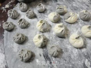 黑白配-----香菇猪肉包子的做法步骤：13