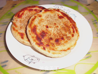 肉松芝麻饼的做法步骤：13