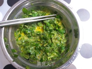 薄荷煎蛋的做法步骤：2