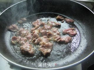 西葫芦炒肉片的做法步骤：5