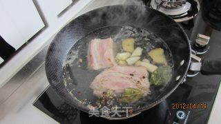 杏鲍菇扣肉的做法步骤：3