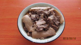 杏鲍菇扣肉的做法步骤：11