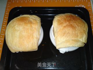 酥皮奶油蘑菇浓汤的做法步骤：8