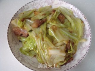干锅手撒包菜的做法步骤：5