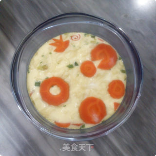 蒸公仔面鸡蛋羹的做法步骤：9