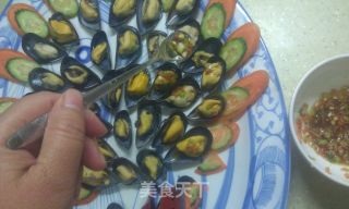 孔雀开屏之天然玉成海虹屏的做法步骤：8