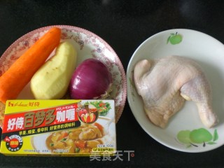 味道不输給德克士的【咖哩鸡腿饭】的做法步骤：1