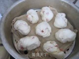 火腿蒸花卷的做法步骤：9