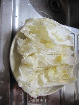 蒜蓉牛肉蒸白菜的做法步骤：3