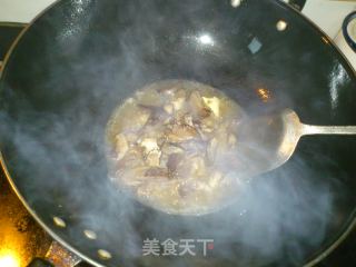 猪心炒大蒜的做法步骤：5