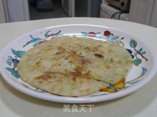 香香葱油饼的做法步骤：9