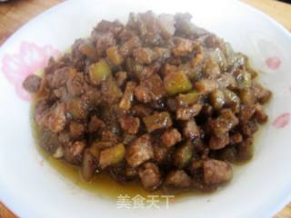 酱爆茄丁的做法步骤：10