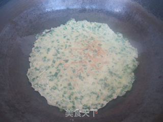 韭菜鸡蛋饼的做法步骤：7