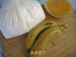 香蕉蛋糕的做法步骤：1