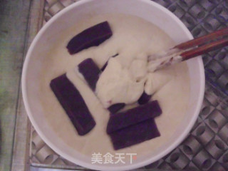 脆皮紫薯条的做法步骤：12