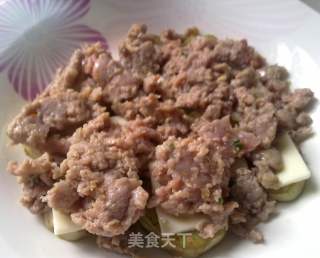 芝香肉末蒸茄子的做法步骤：10