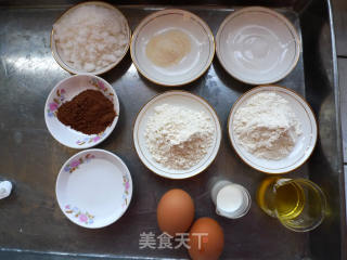 烤盘版的大理石蛋糕（全过程手工制作）的做法步骤：1
