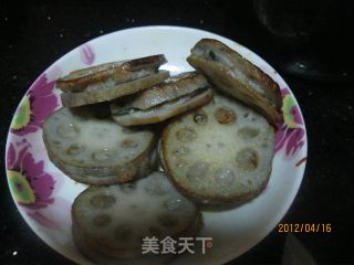 藕夹的做法步骤：6