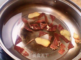 美味鲜汤——萝卜火腿肉片汤的做法步骤：4