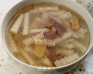 美味鲜汤——萝卜火腿肉片汤的做法步骤：9