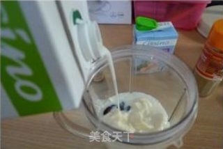 创意甜品—蜜豆豆腐奶昔的做法步骤：5