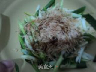 小葱拌虾皮的做法步骤：5