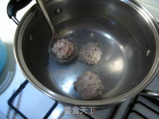 原创家庭手工香菇肉丸的做法步骤：14