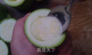 金色冠顶角瓜盅的做法步骤：4