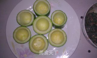 金色冠顶角瓜盅的做法步骤：5