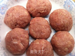 清蒸莲藕丸子的做法步骤：5