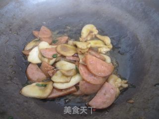 火腿杏鲍菇的做法步骤：6