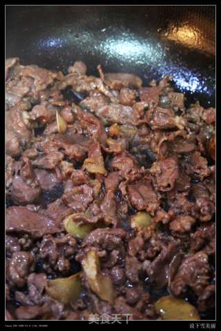 牛肉片莴笋的做法步骤：6