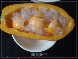 牛奶木瓜西米露的做法步骤：6