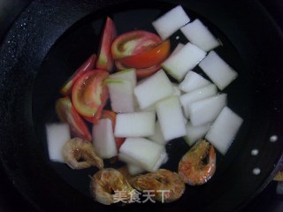 冬瓜番茄汤的做法步骤：2