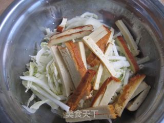 凉拌白菜芯儿的做法步骤：3