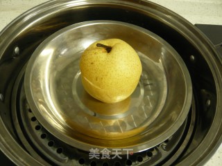 川贝冰糖蒸雪梨的做法步骤：4