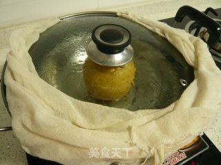 川贝冰糖蒸雪梨的做法步骤：5