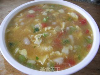 鸡蛋蔬菌汤的做法步骤：6