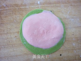 花色面点---火龙果的做法步骤：5