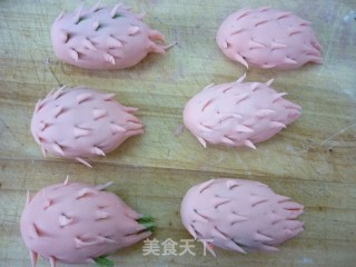 花色面点---火龙果的做法步骤：10