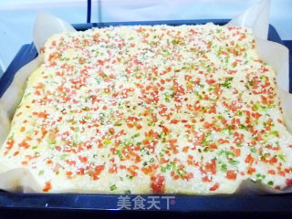 【怡汝私房烘焙】面包简单做---香葱火腿面包块的做法步骤：10
