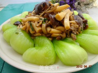 鲍汁扣三菇的做法步骤：7