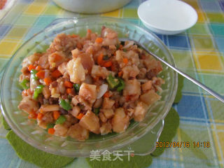 醋溜烤饼的做法步骤：7