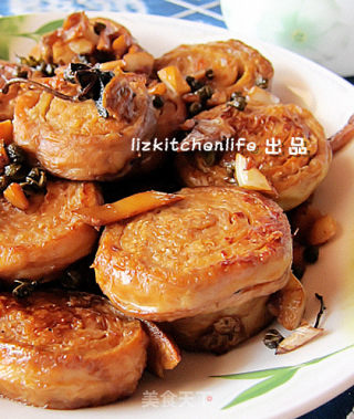 味觉新体验—— 麦香霉千张卷~的做法步骤：7