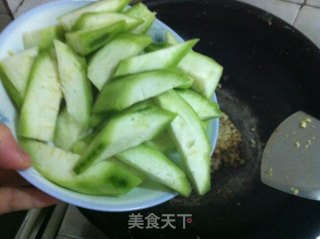 小清新蒜蓉丝瓜的做法步骤：3